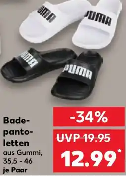Kaufland PUMA Badepantoletten Angebot