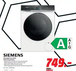 MediaMarkt Siemens wg44b2fcb iq700 waschmaschine Angebot