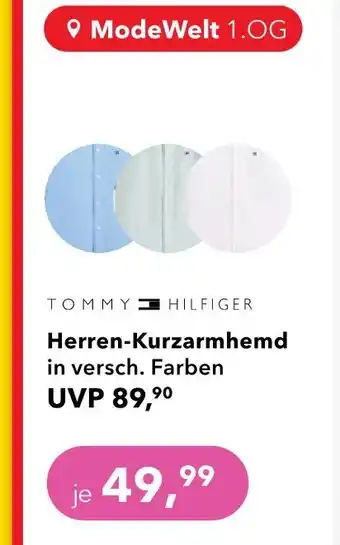 Tommy hilfiger herren-kurzarmhemd
