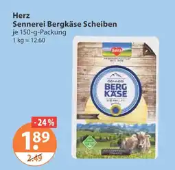V Markt Herz senneri bergkäse scheiben Angebot