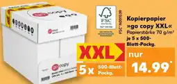 Kaufland Kopierpapier go copy XXL Angebot