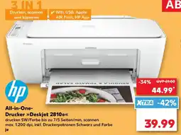 Kaufland hp All-in-One Drucker Deskjet 2810e Angebot