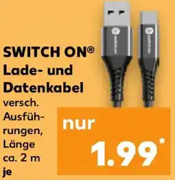 Kaufland SWITCH ON Lade- und Datenkabel Angebot