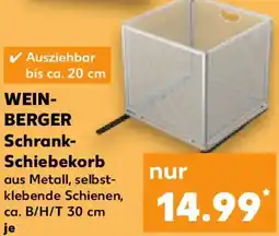 Kaufland WEINBERGER Schrank Schiebekorb Angebot