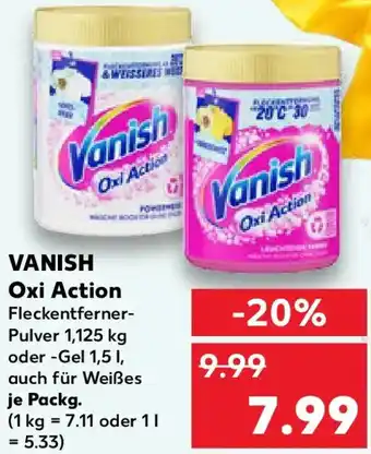 Kaufland VANISH Oxi Action Angebot