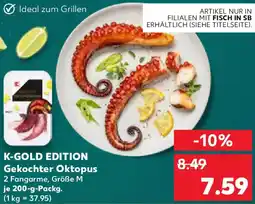 Kaufland K-GOLD EDITION Gekochter Oktopus Angebot