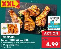 Kaufland HEIDEMARK Turkey-BBQ-Wings XXL Angebot