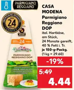 Kaufland CASA MODENA Parmigiano Reggiano DOP Angebot
