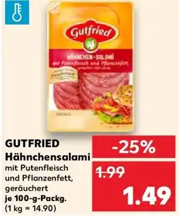Kaufland GUTFRIED Hähnchensalami Angebot