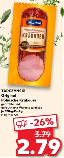 Kaufland TARCZYNSKI Original Polnische Krakauer Angebot