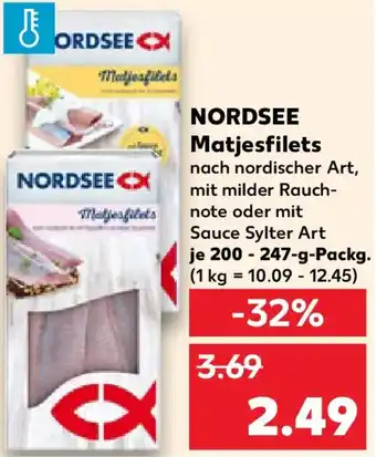 Kaufland NORDSEE Matjesfilets Angebot