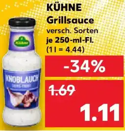 Kaufland KÜHNE Grillsauce Angebot