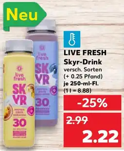 Kaufland LIVE FRESH Skyr-Drink Angebot