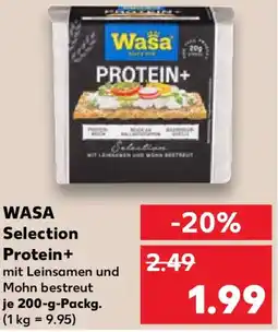 Kaufland WASA Selection Protein+ Angebot