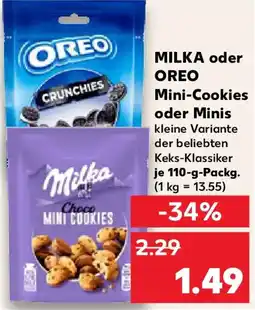 Kaufland MILKA oder OREO Mini-Cookies oder Minis Angebot
