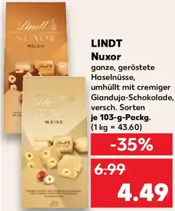 Kaufland LINDT Nuxor Angebot