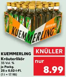 Kaufland KUEMMERLING Kräuterlikör Angebot