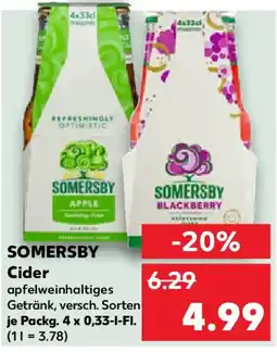 Kaufland SOMERSBY Cider Angebot