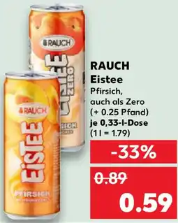 Kaufland RAUCH Eistee Angebot