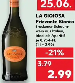 Kaufland LA GIOIOSA Frizzante Bianco Angebot