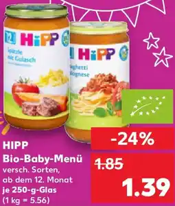 Kaufland HIPP Bio-Baby-Menü Angebot
