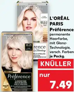 Kaufland L'ORÉAL PARIS Préférence Angebot