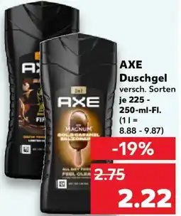 Kaufland AXE Duschgel Angebot