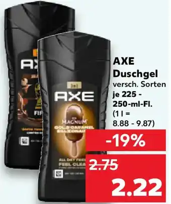 Kaufland AXE Duschgel Angebot