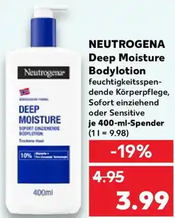 Kaufland NEUTROGENA Deep Moisture Bodylotion Angebot