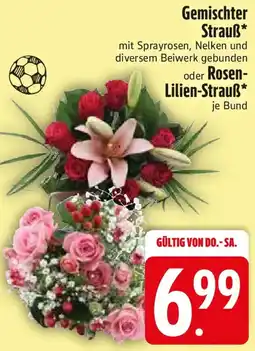 Edeka Gemischter Strauß oder Rosen Lilien-Strauß Angebot