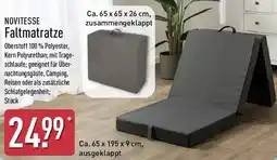 Aldi Nord NOVITESSE Faltmatratze Angebot