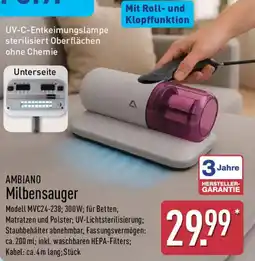 Aldi Nord AMBIANO Milbensauger Angebot