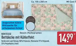 Aldi Nord NOVITESSE Bettdecke mit Kühleffekt Angebot