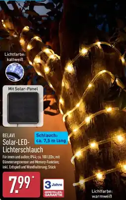Aldi Nord BELAVI Solar-LED Lichterschlauch Angebot