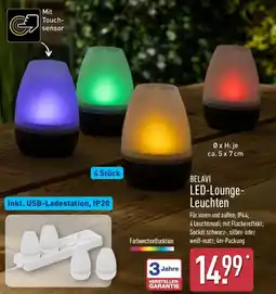 Aldi Nord BELAVI LED-Lounge Leuchten Angebot
