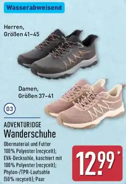 Aldi Nord ADVENTURIDGE Wanderschuhe Angebot