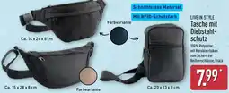 Aldi Nord LIVE IN STYLE Tasche mit Diebstahlschutz Angebot