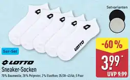 Aldi Nord LOTTO Sneaker-Socken Angebot