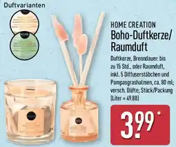 Aldi Nord HOME CREATION Boho-Duftkerze/ Raumduft Angebot