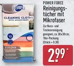 Aldi Nord POWER FORCE Reinigungstücher mit Mikrofaser Angebot