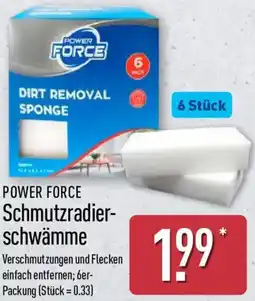 Aldi Nord POWER FORCE Schmutzradierschwämme Angebot