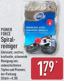 Aldi Nord POWER FORCE Spiralreiniger Angebot