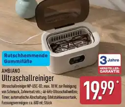 Aldi Nord AMBIANO Ultraschallreiniger Angebot