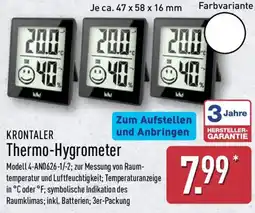 Aldi Nord KRONTALER Thermo-Hygrometer Angebot