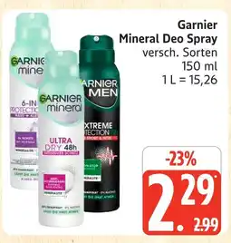 Marktkauf Garnier mineral deo spray ultra dry 48h Angebot