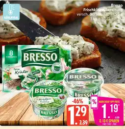 Marktkauf Bresso frischkäsezubereitung feine kräuter Angebot