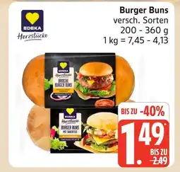 Marktkauf Edeka herzstücke brioche burger buns Angebot