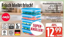Marktkauf Emsa frischhaltedosen-set „clip & close“ Angebot