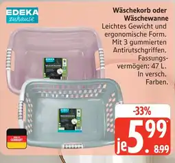 Marktkauf Edeka zuhause wäschekorb oder wäschewanne Angebot