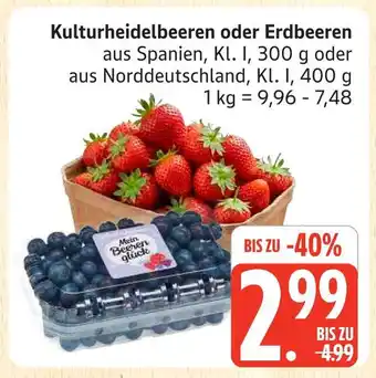 Marktkauf Kulturheidelbeeren Angebot